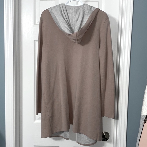 Blush Hooded Open Sweater - Picture 2 of 5